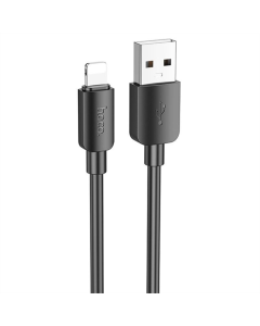 USB-кабель Hoco X96 Hyper USB to Lightning 12W (0.25м) Черный (Black)