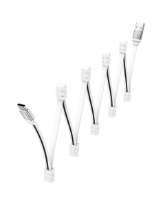 USB кабель Hoco U103 Magnetic Absorption USB to Type-C (1м) Білий (White)