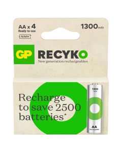 Акумулятор GP Recyko AA/HR06 NI-MH 1300 mAh BL 4 шт