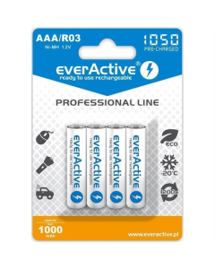 Батарейки everActive AAA/HR03 Ni-MH 1050mAh BL 4шт