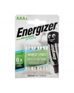Акумулятор Energizer Recharge Extreme AAA/HR03 LSD Ni-MH 800 mAh BL 4шт