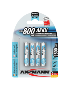 Акумулятор Ansmann AAA/HR03 NI-MH 800 mAh BL 4 шт