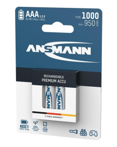 Акумулятор Ansmann AAA/HR03 NI-MH 1000 mAh BL 4 шт