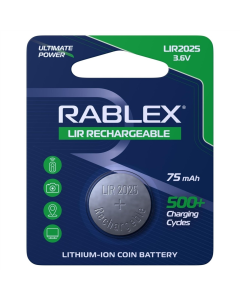 Акумулятор Rablex LIR2025 3.6V 75mAh (RLIR2025)