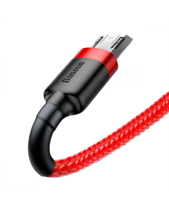 USB-кабель Baseus Cafule Micro USB 2.4A (1м) Красный (Red)