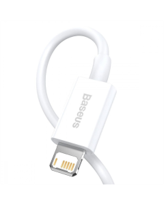 USB-кабель Baseus Superior Fast Charging Lightning 2.4A (0,25м) Белый (White)