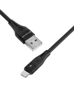 USB-кабель Proove Soft Silicone USB к Lightning 2.4A (1м) Черный (Black)