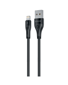 USB-кабель Proove Soft Silicone USB к Lightning 2.4A (2м) Черный (Black)