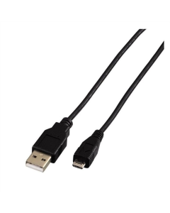 USB кабель Borofone Hama USB - Micro-USB 2м Чорний (Black)