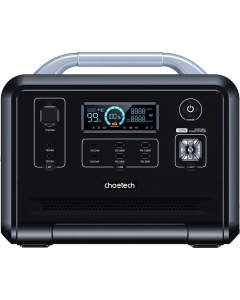 Портативна зарядна станція Choetech 1200W (BS005-EU-BK) Чорна (Black)