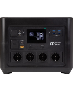 Портативна зарядна станція PowerPlant HS1000 Чорна (Black)