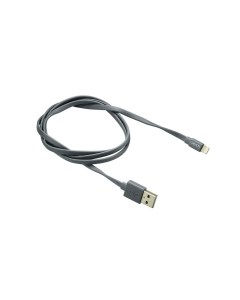 USB кабель Canyon USB - Lightning 0.96m Сірий (Dark Grey)