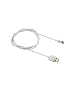 USB кабель Canyon USB - Lightning 1м Білий (White)