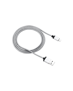USB кабель Canyon USB - Lightning 1м Сірий (Dark Grey)
