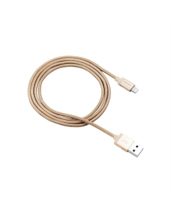 USB кабель Canyon USB - Lightning 1м Золотий (Gold)