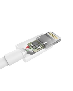 USB кабель Choetech USB - Lightning 1.8м Білий (White)