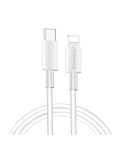 USB кабель ColorWay USB Type-C - Lightning 3.0А 1м Білий (White)