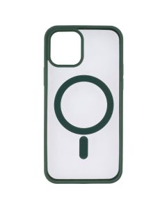 Чохол накладка для iPhone 12/12 Pro New TPU Color MagSafe Зелена (Forest Green)