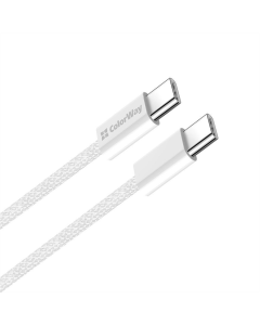 USB кабель ColorWay USB Type-C + USB Type-C 3.0А 1м Сірий (Grey)
