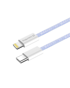 USB кабель ColorWay Lightning + USB Type-C 3.0А 1м Фіолетовий (Purple)