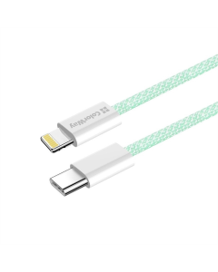 USB кабель ColorWay Lightning + USB Type-C 3.0А 1м Зелений (Green)
