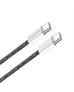 USB кабель ColorWay USB Type-C - USB Type-C 3.0А 2м Чорний (Black)