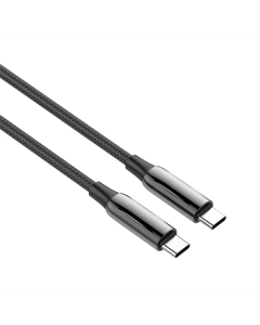 USB кабель ColorWay USB Type-C + USB Type-C 5.0А 2м Чорний (Black) (CW-CBPDCC070-BK)