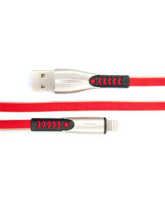 USB-кабель Dengos USB - Lightning 0.25м Красный (Red) (PLS-L-SHRT-PLSK-RED)