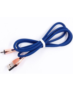 USB-кабель Dengos USB - microUSB 1м Синий (Темно-синий) (NTK-M-SET-DBLUE)