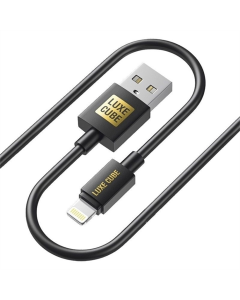 USB-кабель Luxe Cube USB - Lightning 3A, 2м Черный (Black)