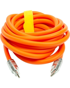 USB кабель PowerPlant USB Type-C - USB Type-C PD 120W 3м Помаранчевий (Orange)