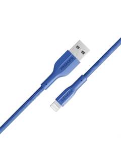 USB кабель Promate xCord-Ai USB - Lightning 2A 1м Синій (Navy)