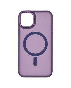 Чохол накладка для iPhone 11 TPU+PC Space Magnetic Color MagSafe Фіолетова (Dark Purple)