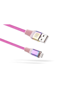 USB-кабель REAL-EL USB - Lightning (EL123500051) 1м Радужный (Rainbow)