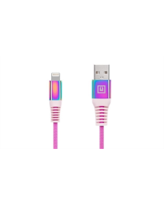 USB-кабель REAL-EL USB - Lightning (EL123500051) 1м Радужный (Rainbow)