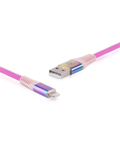 USB-кабель REAL-EL USB - Lightning (EL123500051) 1м Радужный (Rainbow)