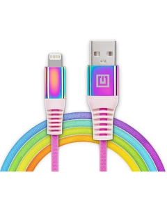 USB-кабель REAL-EL USB - Lightning (EL123500051) 1м Радужный (Rainbow)