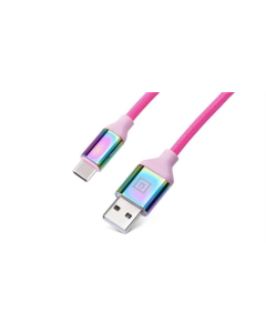 USB-кабель REAL-EL Premium USB - USB Type-C (M/M) 1м (EL123500050) Радужный (Rainbow)
