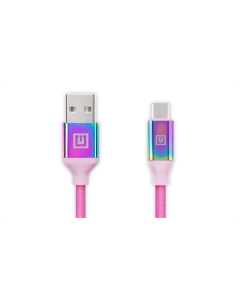 USB-кабель REAL-EL Premium USB - USB Type-C (M/M) 1м (EL123500050) Радужный (Rainbow)