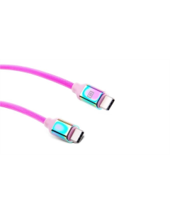 USB-кабель REAL-EL Premium USB Type-C - USB Type-C 1м (EL123500053) Радужный (Rainbow)