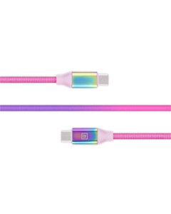 USB-кабель REAL-EL Premium USB Type-C - USB Type-C 1м (EL123500053) Радужный (Rainbow)