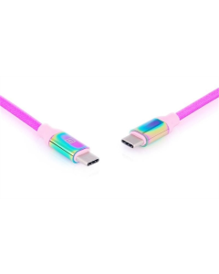 USB-кабель REAL-EL Premium USB Type-C - USB Type-C 1м (EL123500053) Радужный (Rainbow)