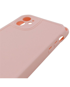 Чохол накладка для iPhone 12 TPU CrossBody with straps Рожева (Pink)