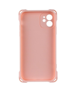 Чохол накладка для iPhone 12 TPU CrossBody with straps Рожева (Pink)