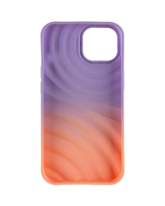 Чохол накладка для iPhone 12 Pro TPU ColorWave Фіолетова Помаранчева (Dasheen Peach)