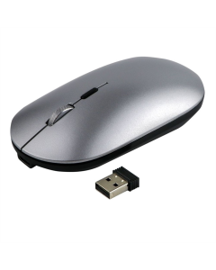 Миша бездротова TWolf X2 Rechargeable (2.4G+Bluetooth) Сіра (Silver)