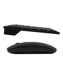 Беспроводная клавиатура (2.4G+Bluetooth) Jeqang JB-326 двухрежимная + мышь Черная (Black)