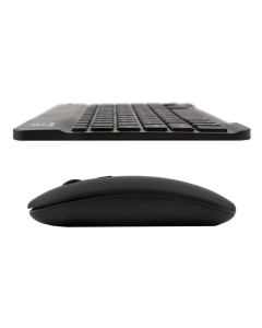 Беспроводная клавиатура (2.4G+Bluetooth) Jeqang JB-350 + мышь Черная (Black)