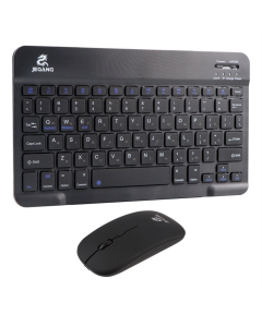 Беспроводная клавиатура (2.4G+Bluetooth) Jeqang JB-350 + мышь Черная (Black)