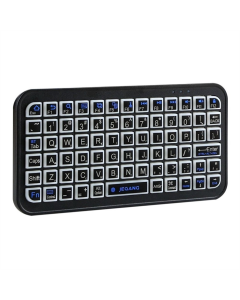 Клавіатура бездротова Jeqang JB-512 bluetooth (RGB) mini Чорна (Black)